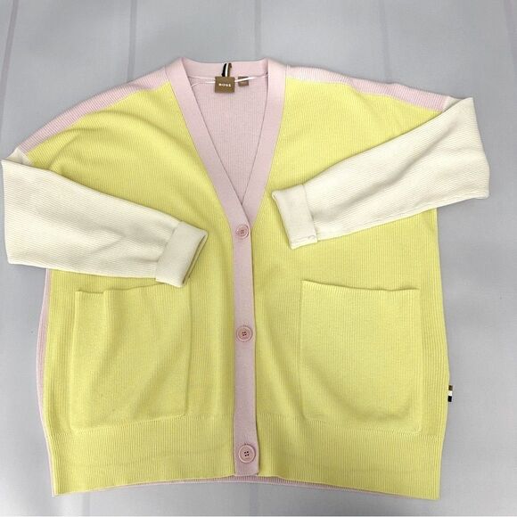 ɢᴜᴄ ʙᴏꜱꜱ ᴡᴏᴍᴇɴ’ꜱ ᴘᴀꜱᴛᴇʟ ᴄᴏʟᴏʀ-ʙʟᴏᴄᴋ ᴄᴀʀᴅɪɢᴀɴ - Picture 5 of 16